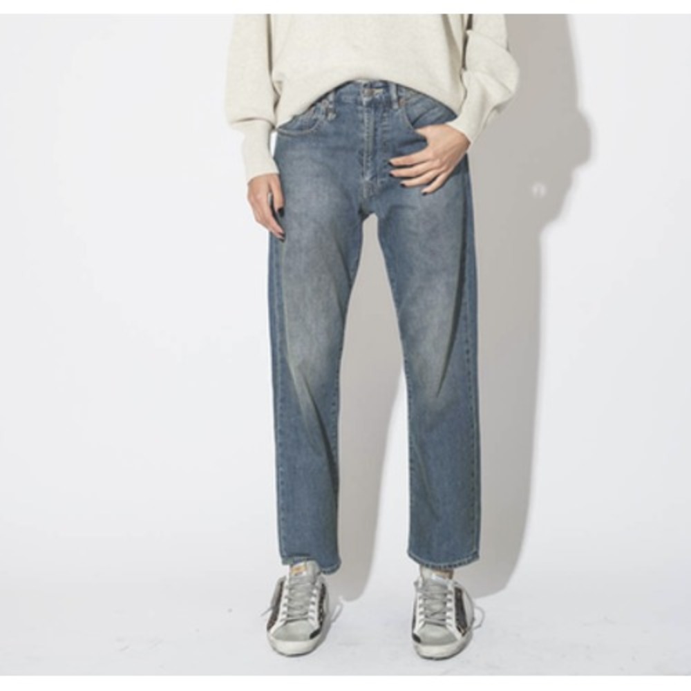 R13 Boyfriend Jeans Womens 26 Wilton Indigo Relaxed Japanese Denim